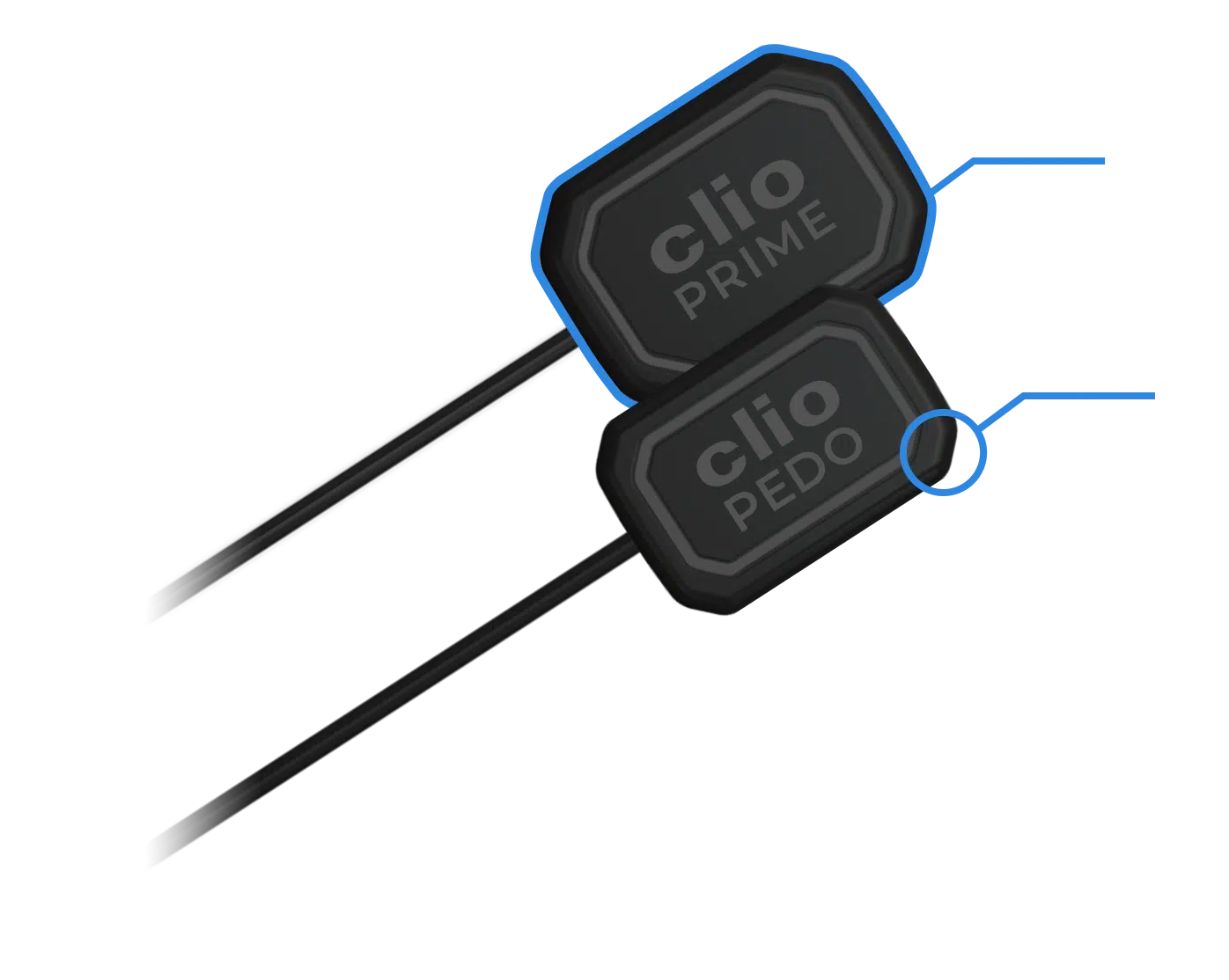 Clipped corners and beveled edges align to the oral cavity for easy placement.
