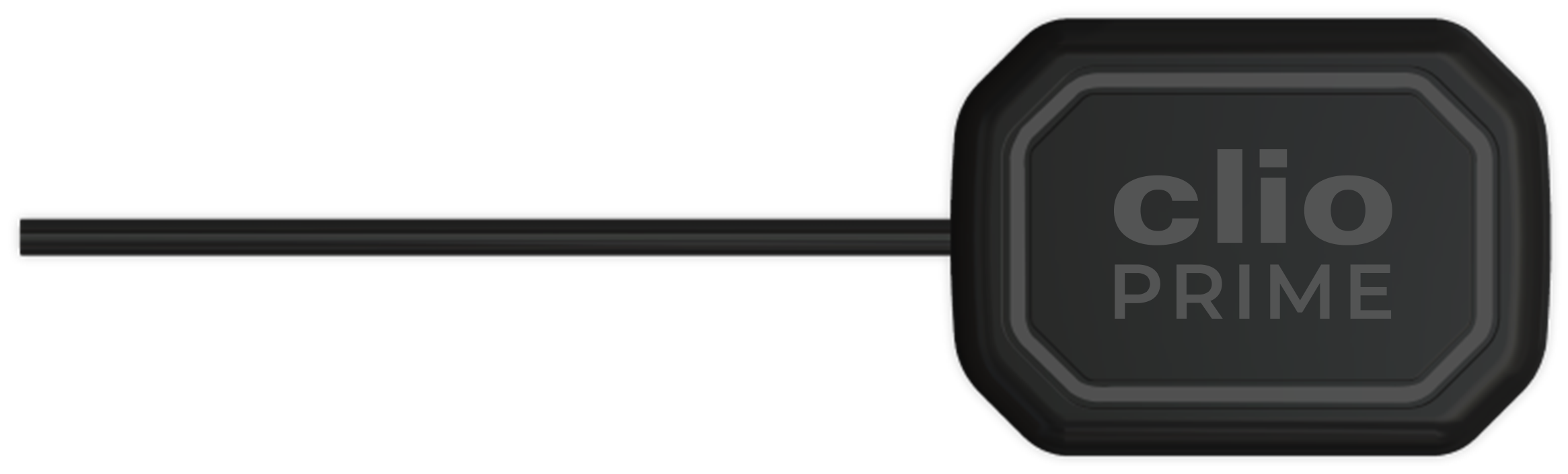 Clio Prime digital X-ray sensor with its reinforced cable trailing off-frame